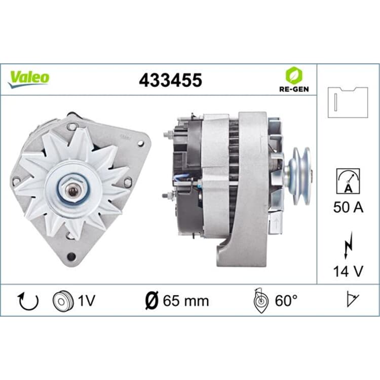 Valeo Lichtmaschine Citroen Ax Bx C15 Peugeot 205 309 405 Valeo Lichtmaschine Citroen Ax Bx C15 Peugeot 205 309 405 von VALEO