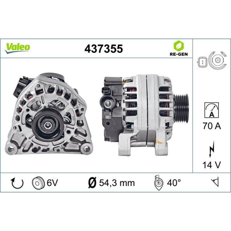Valeo Lichtmaschine Citroen Fiat Peugeot Valeo Lichtmaschine Citroen Fiat Peugeot von VALEO