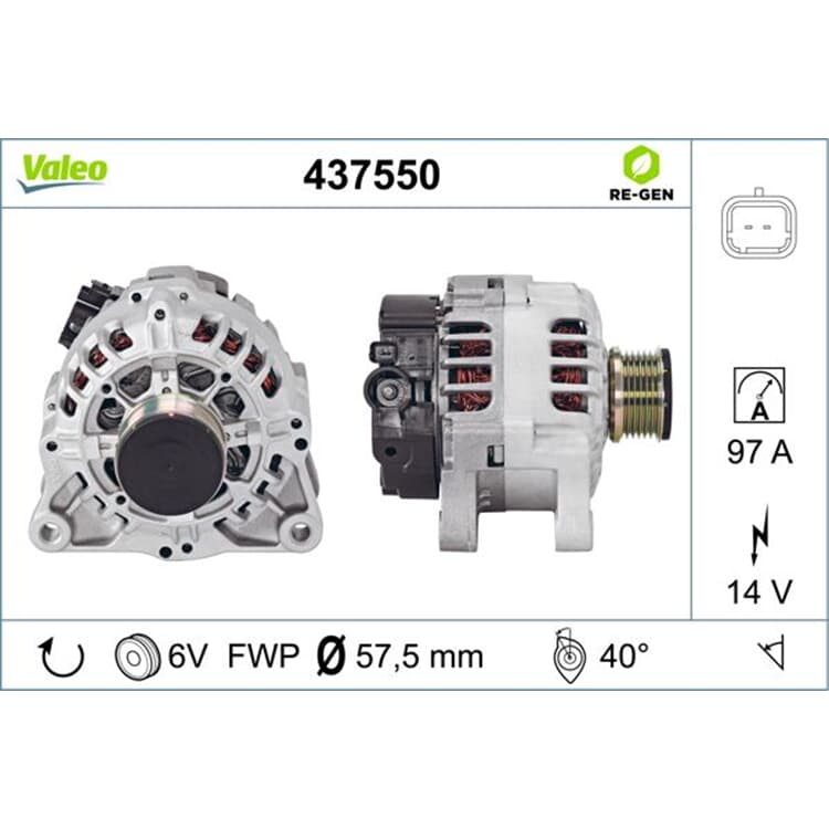 Valeo Lichtmaschine Citroen Jumper Fiat Ducato Peugeot Boxer Partner Valeo Lichtmaschine Citroen Jumper Fiat Ducato Peugeot Boxer Partner von VALEO