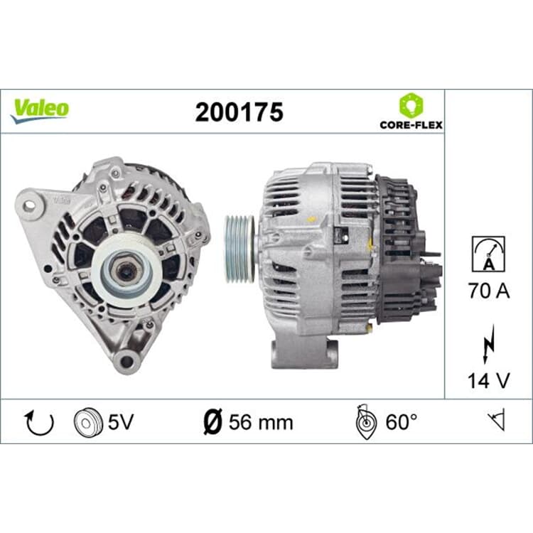Valeo Lichtmaschine Citroen Peugeot Valeo Lichtmaschine Citroen Peugeot von VALEO