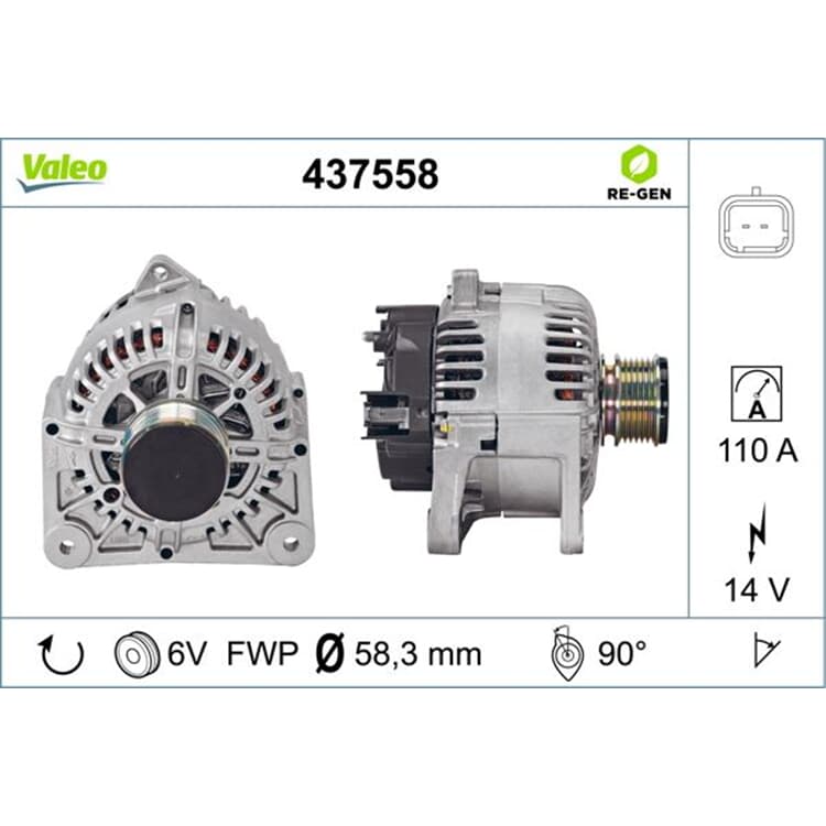 Valeo Lichtmaschine Dacia Nissan Renault Valeo Lichtmaschine Dacia Nissan Renault von VALEO