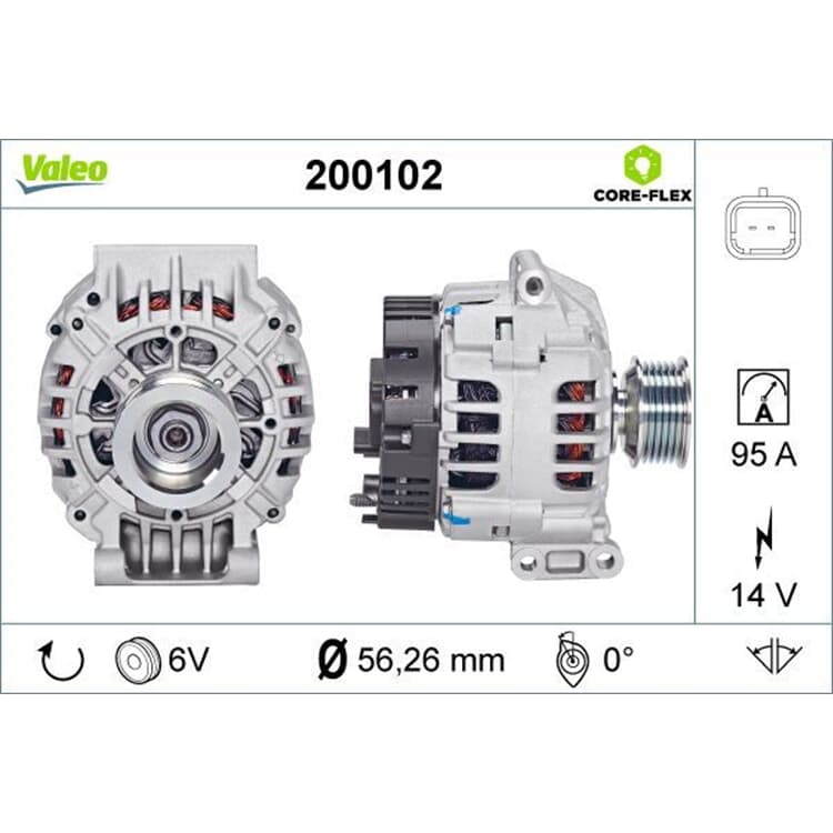 Valeo Lichtmaschine Dacia Renault Valeo Lichtmaschine Dacia Renault von VALEO