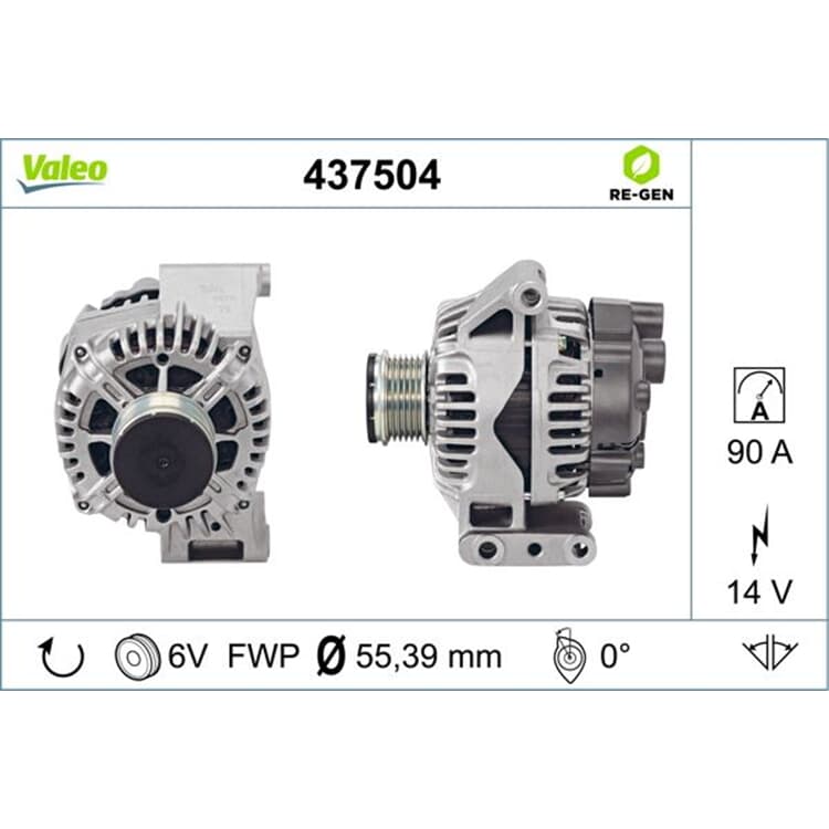 Valeo Lichtmaschine Fiat Lancia Opel Peugeot Suzuki von VALEO