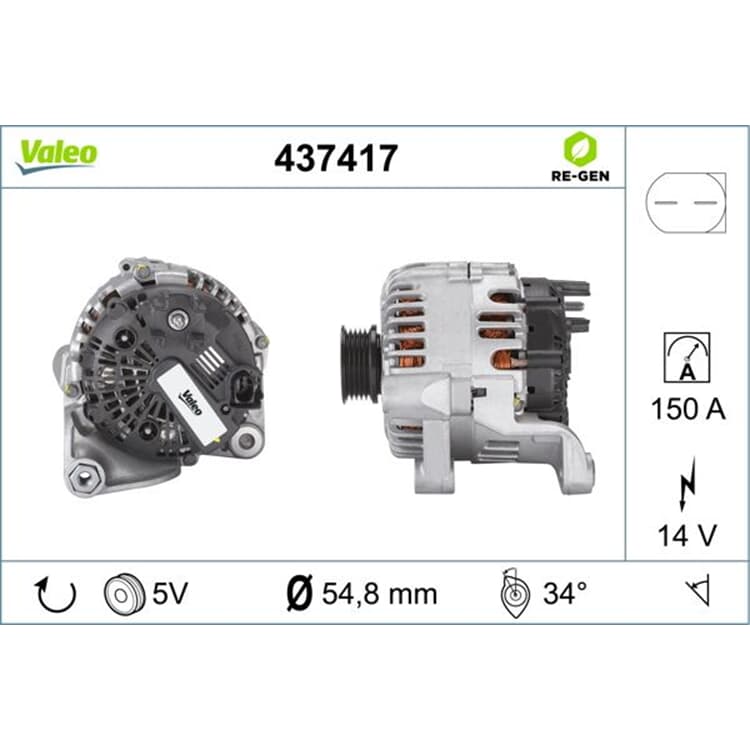 Valeo Lichtmaschine Land Rover Freelander Valeo Lichtmaschine Land Rover Freelander von VALEO