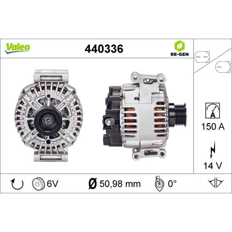 Valeo Lichtmaschine Mercedes C-Klasse E-Klasse Sprinter Vito Valeo Lichtmaschine Mercedes C-Klasse E-Klasse Sprinter Vito von VALEO