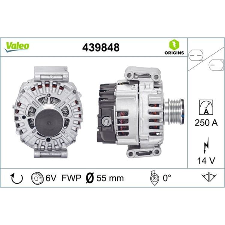 Valeo Lichtmaschine Mercedes S-Klasse Sprinter Valeo Lichtmaschine Mercedes S-Klasse Sprinter von VALEO