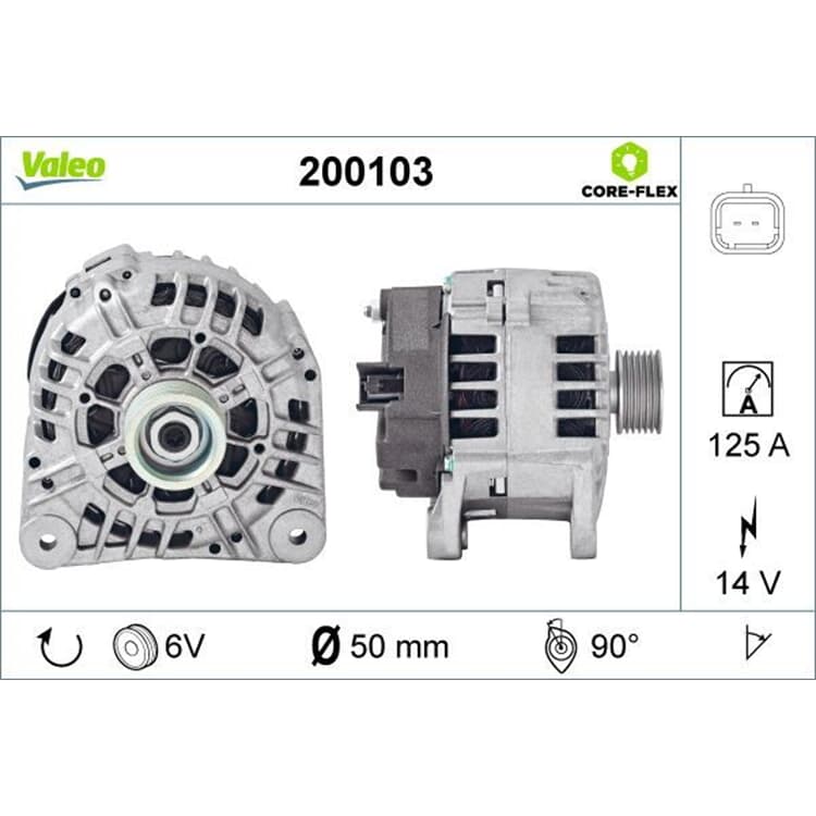 Valeo Lichtmaschine Nissan Opel Renault Valeo Lichtmaschine Nissan Opel Renault von VALEO