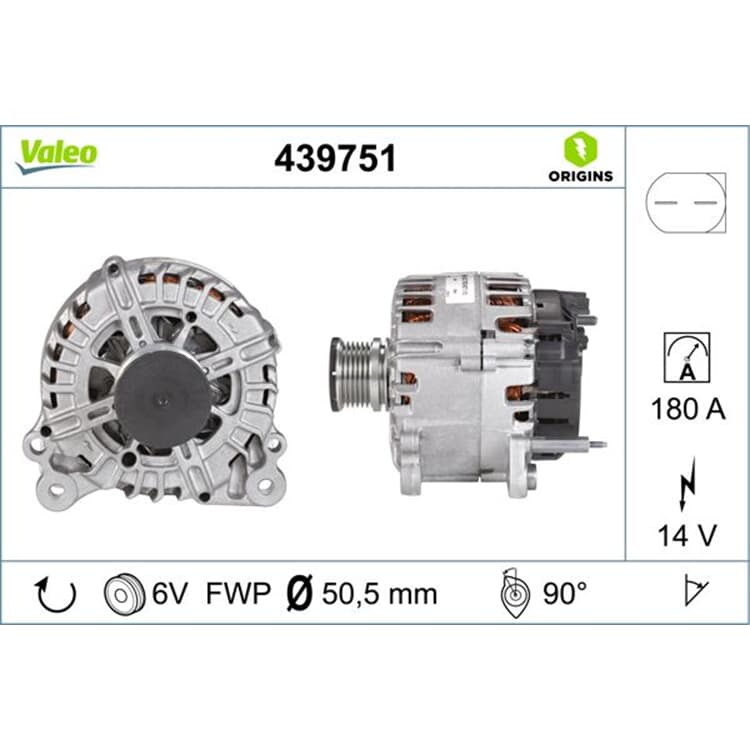 Valeo Lichtmaschine Skoda VW von VALEO