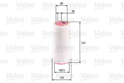 Valeo Luftfilter [Hersteller-Nr. 585617] für Alpina, BMW, Land Rover, Mg, Rover von VALEO