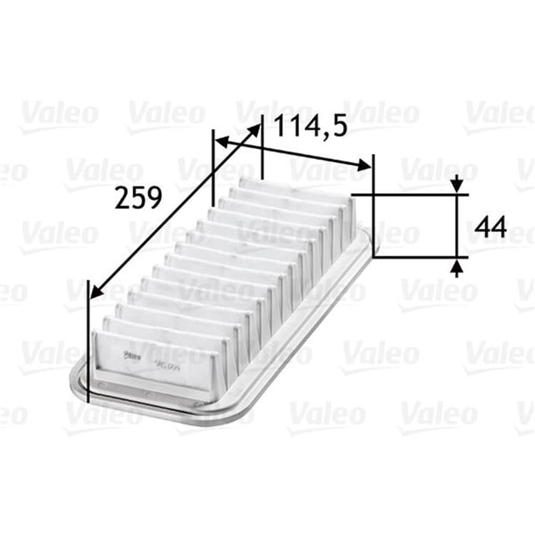 Valeo Luftfilter Citroen Daihatsu Peugeot Subaru Toyota Valeo Luftfilter Citroen Daihatsu Peugeot Subaru Toyota von VALEO