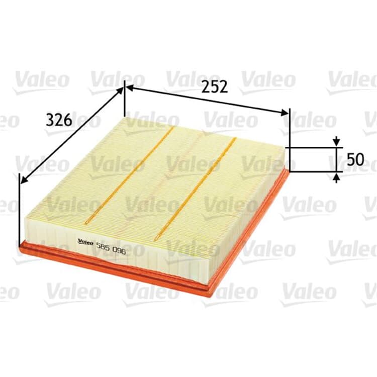 Valeo Luftfilter Fiat Croma Opel Signum Vectra Valeo Luftfilter Fiat Croma Opel Signum Vectra von VALEO