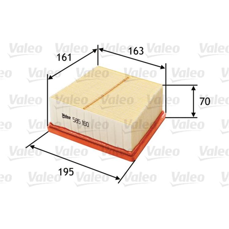 Valeo Luftfilter Ford B-Max Fiesta Tourneo Transit Mazda 2 Valeo Luftfilter Ford B-Max Fiesta Tourneo Transit Mazda 2 von VALEO
