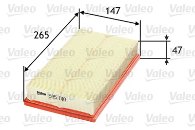 Valeo Luftfilter [Hersteller-Nr. 585010] für Ford von VALEO