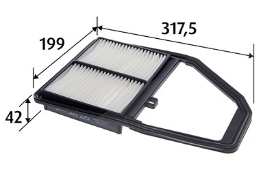 Valeo Luftfilter [Hersteller-Nr. 585225] für Honda von VALEO