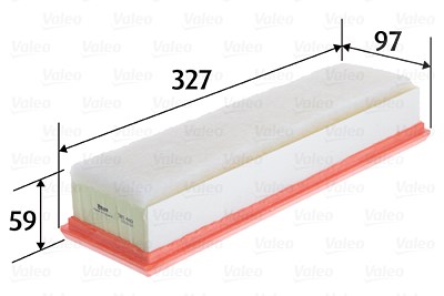 Valeo Luftfilter [Hersteller-Nr. 585440] für Dacia, Lada, Renault von VALEO
