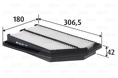 Valeo Luftfilter [Hersteller-Nr. 585446] für Honda von VALEO