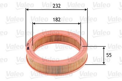 Valeo Luftfilter [Hersteller-Nr. 585632] für Fiat, Seat, Zastava von VALEO