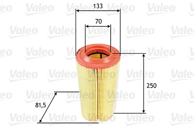 Valeo Luftfilter [Hersteller-Nr. 585649] für Mercedes-Benz von VALEO