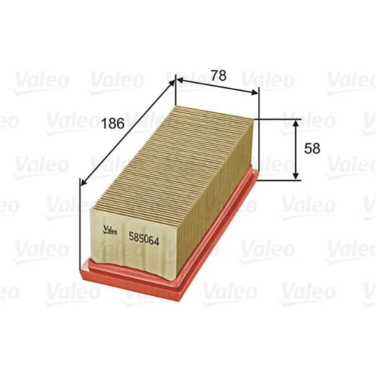 Valeo Luftfilter Nissan Kubistar Renault Clio Kangoo Thalia Twingo Valeo Luftfilter Nissan Kubistar Renault Clio Kangoo Thalia Twingo von VALEO