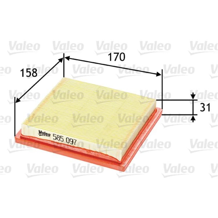 Valeo Luftfilter Nissan Micra Note Valeo Luftfilter Nissan Micra Note von VALEO