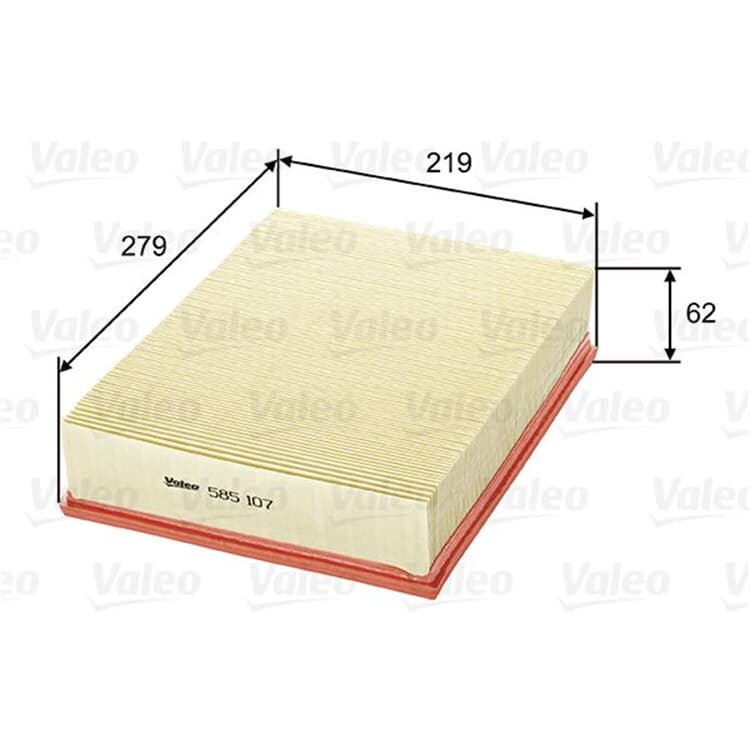 Valeo Luftfilter VW California Transporter Valeo Luftfilter VW California Transporter von VALEO