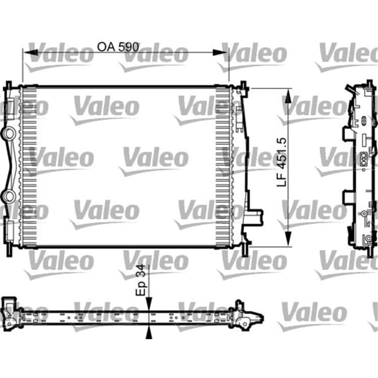 Valeo Motork?hler Nissan Qashqai Valeo Motork?hler Nissan Qashqai von VALEO