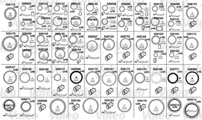 Valeo O-Ring-Reparaturset [Hersteller-Nr. 509725] von VALEO