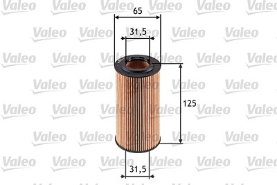 Valeo Ölfilter [Hersteller-Nr. 586552] für Audi, Cupra, Seat, Skoda, VW von VALEO