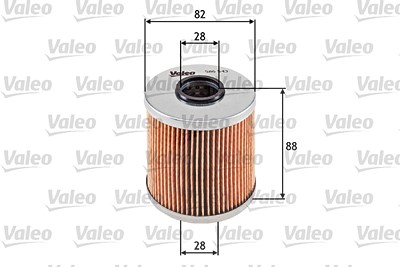 Valeo Ölfilter [Hersteller-Nr. 586543] für Bertone, BMW von VALEO
