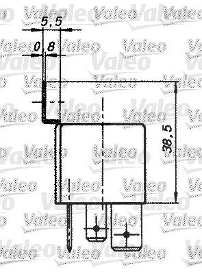 Valeo Relais, Arbeitsstrom [Hersteller-Nr. 643828] von VALEO