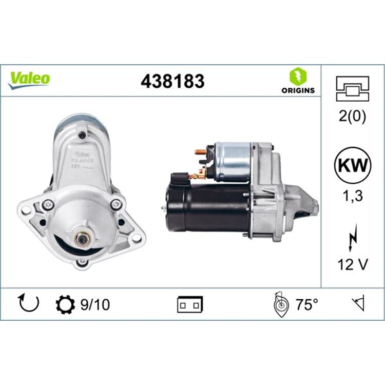 Valeo Anlasser Chevrolet Aveo Kalos Daewoo Lanos Opel Agila Astra Valeo Anlasser Chevrolet Aveo Kalos Daewoo Lanos Opel Agila Astra von VALEO