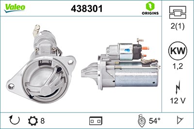 Valeo Starter [Hersteller-Nr. 438301] für Ford von VALEO