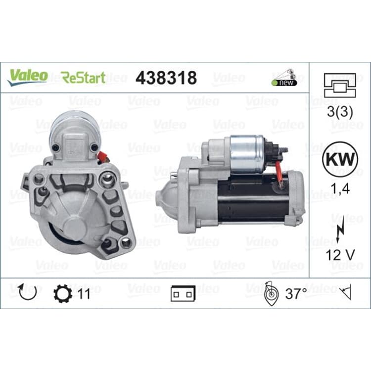 Valeo Starter Volvo S60 S90 V40 V60 V70 V90 Xc40 Xc60 Xc90 Valeo Starter Volvo S60 S90 V40 V60 V70 V90 Xc40 Xc60 Xc90 von VALEO