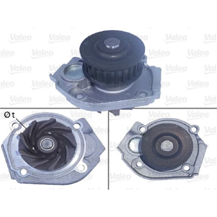 Valeo Wasserpumpe Abarth Alfa Romeo Dodge Fiat Ford Jeep Lancia Opel Valeo Wasserpumpe Abarth Alfa Romeo Dodge Fiat Ford Jeep Lancia Opel von VALEO