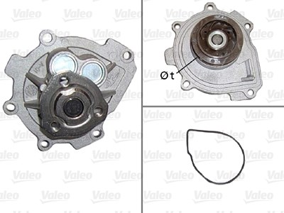 Valeo Wasserpumpe [Hersteller-Nr. 506837] für Alfa Romeo, Chevrolet, Fiat, Opel, Saab, Vauxhall von VALEO