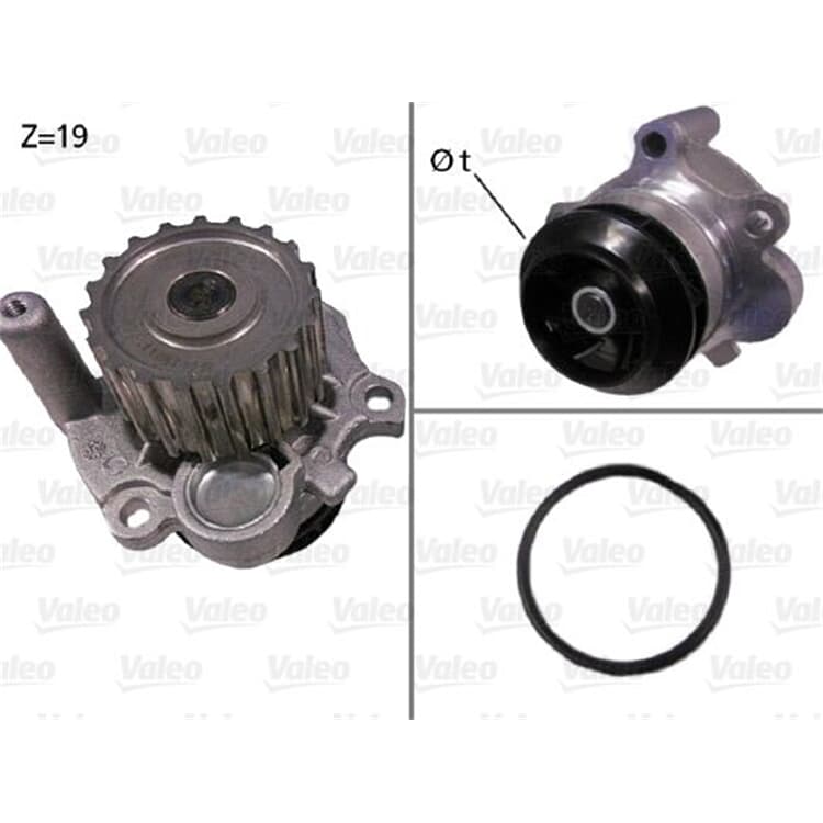 Valeo Wasserpumpe Audi Seat Skoda VW Valeo Wasserpumpe Audi Seat Skoda VW von VALEO