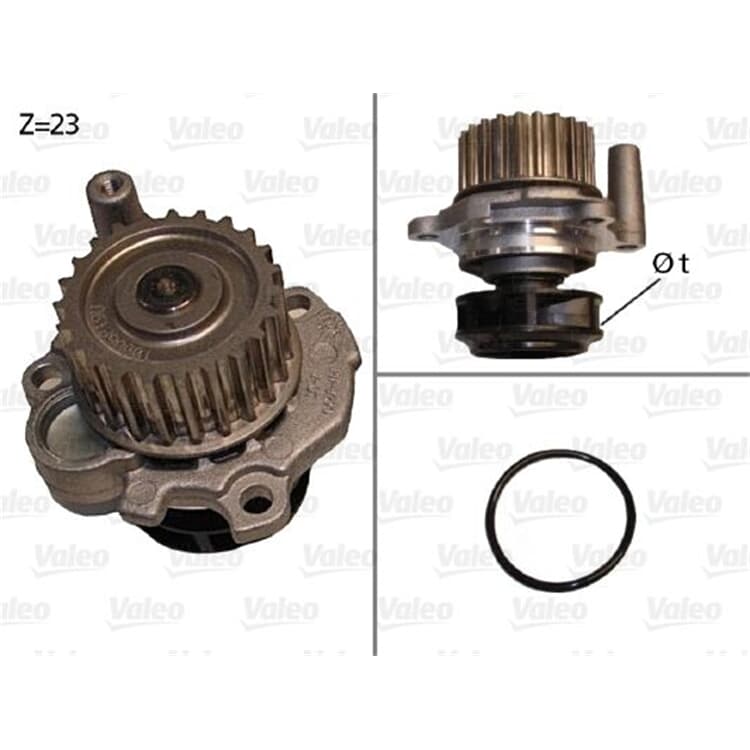 Valeo Wasserpumpe Audi Seat Skoda VW Valeo Wasserpumpe Audi Seat Skoda VW von VALEO