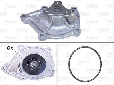Valeo Wasserpumpe [Hersteller-Nr. 506914] für BMW, Citroën, Ds, Mini, Opel, Peugeot, Vauxhall von VALEO
