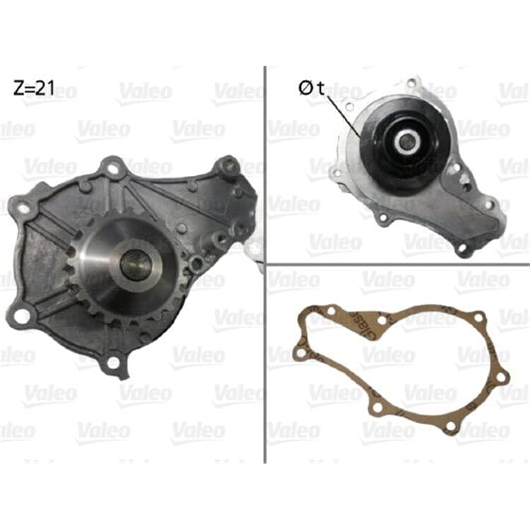 Valeo Wasserpumpe Citroen DS Ford Mazda Peugeot Suzuki Toyota Valeo Wasserpumpe Citroen DS Ford Mazda Peugeot Suzuki Toyota von VALEO