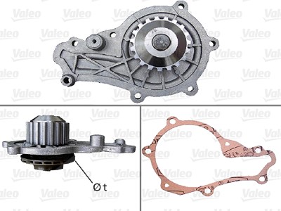 Valeo Wasserpumpe [Hersteller-Nr. 506715] für Citroën, Ds, Fiat, Ford, Mazda, Mini, Mitsubishi, Opel, Peugeot, Suzuki, Toyota, Vauxhall, Volvo von VALEO