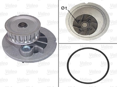 Valeo Wasserpumpe [Hersteller-Nr. 506703] für Opel, Vauxhall von VALEO