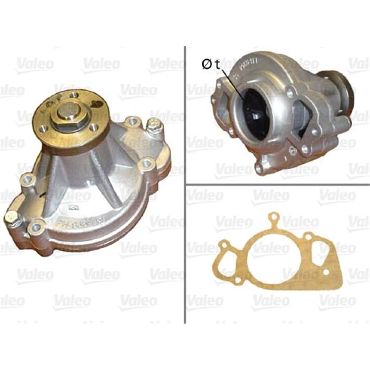 Valeo Wasserpumpe Jaguar S-Type Xf Xj Xk Land Rover Discovery Range von VALEO