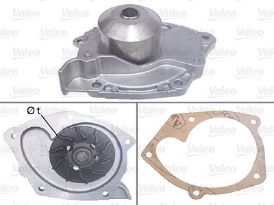 Valeo Wasserpumpe [Hersteller-Nr. 506698] für Mitsubishi, Opel, Renault, Vauxhall, Volvo von VALEO