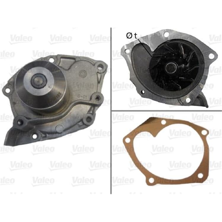 Valeo Wasserpumpe Nissan Renault Suzuki Valeo Wasserpumpe Nissan Renault Suzuki von VALEO