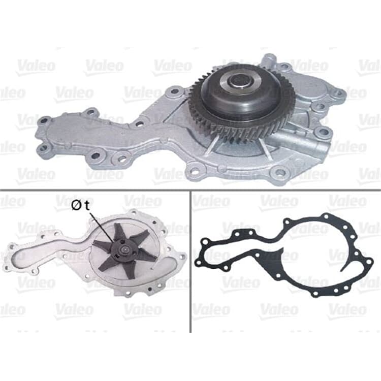 Valeo Wasserpumpe Opel Signum Vectra Renault Espace Vel Saab 9-5 Valeo Wasserpumpe Opel Signum Vectra Renault Espace Vel Saab 9-5 von VALEO