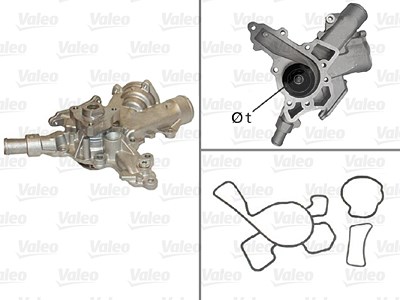 Valeo Wasserpumpe [Hersteller-Nr. 506601] für Opel, Vauxhall von VALEO