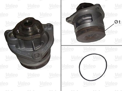 Valeo Wasserpumpe [Hersteller-Nr. 506657] für Opel, Saab von VALEO