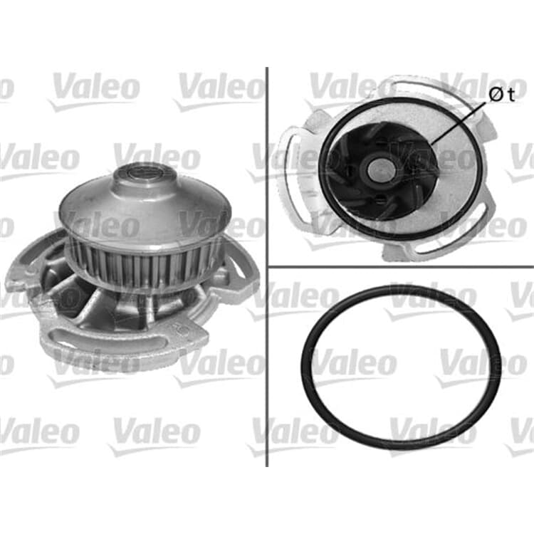 Valeo Wasserpumpe Seat Cordoba Ibiza VW Golf Jetta Polo Vento Valeo Wasserpumpe Seat Cordoba Ibiza VW Golf Jetta Polo Vento von VALEO