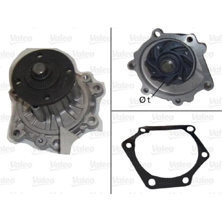 Valeo Wasserpumpe Toyota Dyna Hiace Hilux Land VW Taro Valeo Wasserpumpe Toyota Dyna Hiace Hilux Land VW Taro von VALEO