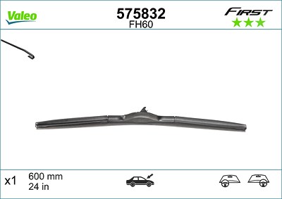 Valeo Wischblatt [Hersteller-Nr. 575832] für Citroën, Hyundai, Kia, Lexus, Mazda, Mitsubishi, Nissan, Opel, Peugeot, Suzuki, Toyota von VALEO